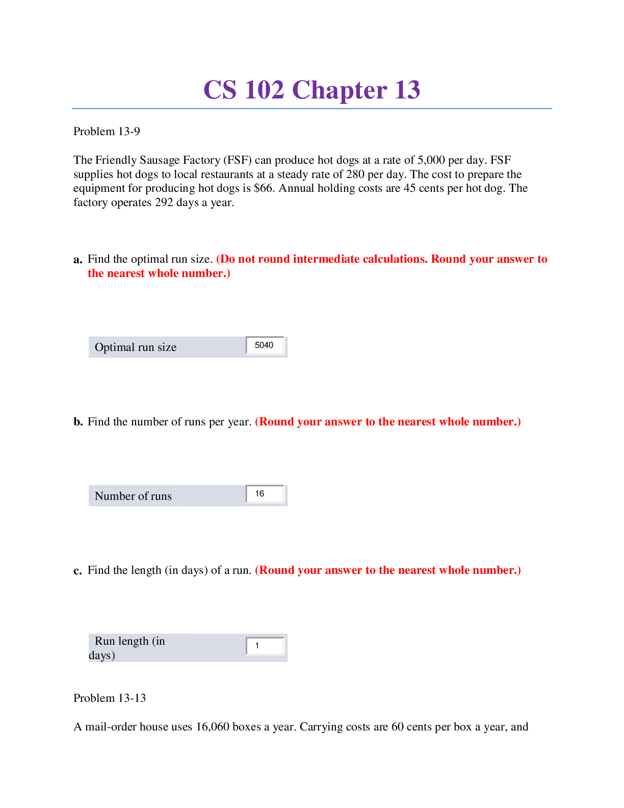 Preview image of CS 102 Chapter 13. document